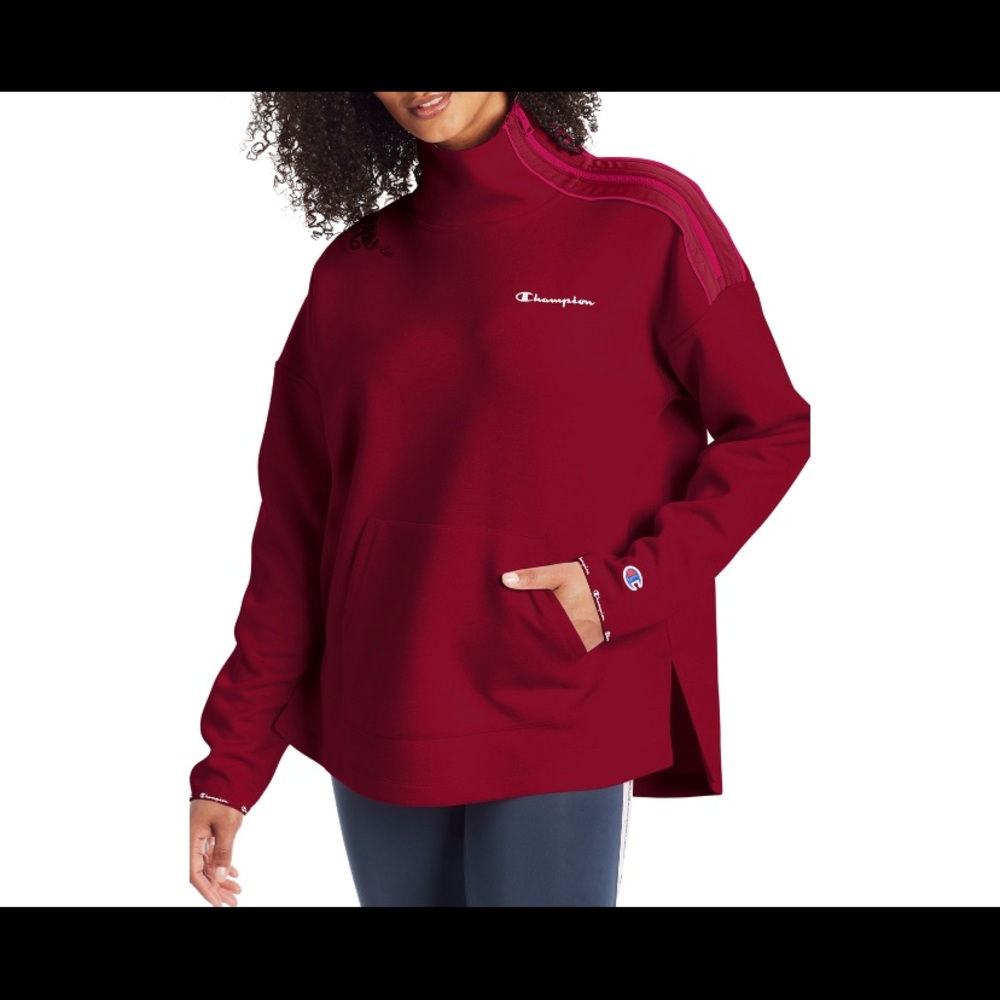 NWOT Champion Sport mock neck pullover